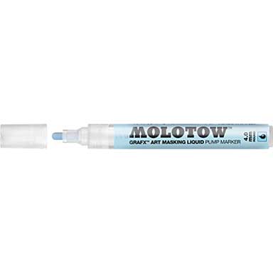 SO: Molotow Grafx Masking Fluid Refillable Marker - 4mm Round Nib