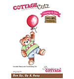 CottageCutz BEN Balloon Bear - Up Up and Away (Stamp and Die)