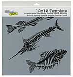 SO: Crafters Workshop Template 12x12 - Fish Fossils