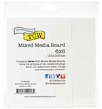 Crafter's Workshop Mixed Media Board 6x6 3pk