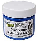 Crafter's Workshop Stencil Butter 2oz - Ocean Blue