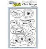Crafters Workshop Clear Stamps 4X6 - Love You Flowers