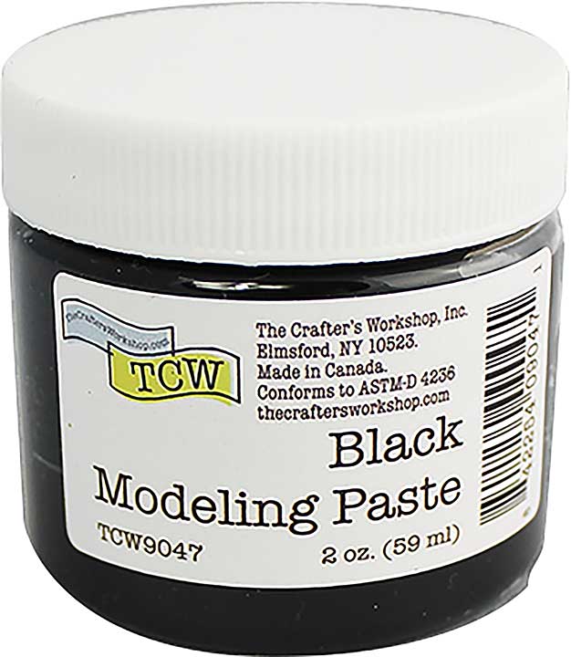 Crafters Workshop Modeling Paste 2oz - Black