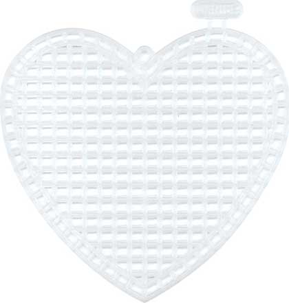 Darice Plastic Canvas Shapes - 7 Count 3 10pk - Hearts Clear