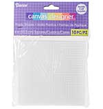 SO: Darice Plastic Canvas Shapes - Squares 4 inch Clear (7 Count 10pk)