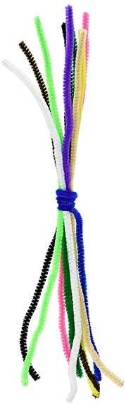 SO: Chenille Stems - Various Colours (6mm x 12inch 25pk)