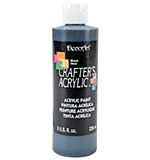 Crafters Acrylic All-Purpose Paint 8oz - Black