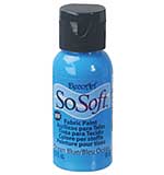 SO: SoSoft Fabric Acrylic Paint - Ocean Blue (1oz)