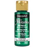 SO: Dazzling Metallics Acrylic Paint 2oz - Crystal Green