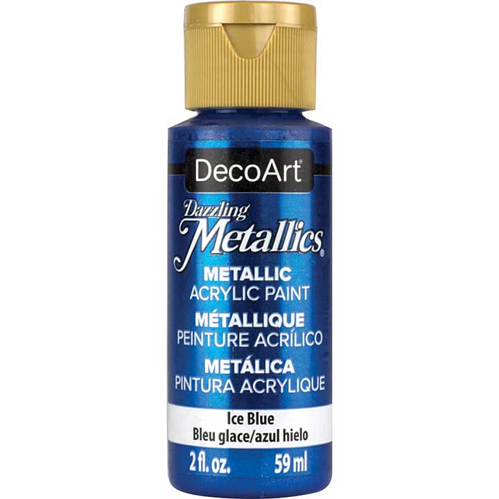 DecoArt Dazzling Metallics Acrylic Paint - Ice Blue