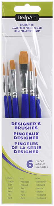 DecoArt Designer Series Brushes - Beginner Set