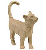 SO: Paper-Mache Figurine - Cat