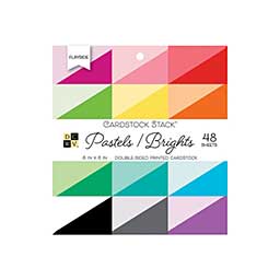 SO: DCWV Pastel Brights 6x6 Stack - 48 Sheets