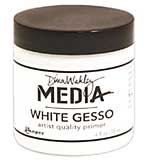 Dina Wakley Media Gesso 4oz Jar - White