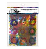Dina Wakley Media Transparencies 8.5"x10.75" (6 Sheets) - Painted Elements