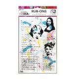 Dina Wakley MEdia Rub-ons - On Their Mind