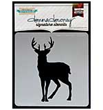 SO: Donna Downey Signature Stencils 8.5x8.5 - Deer In Headlight