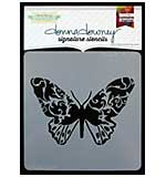 SO: PRE: Donna Downey Signature Stencils 8.5x8.5 - Butterfly