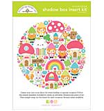 Doodlebug Design Shadow Box Insert Kit - Over The Rainbow