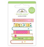 Doodlebug Doodle-Pops 3D Stickers - Book Club, Hello Again