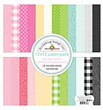 Doodlebug Design My Happy Place 12x12 Inch Petite Prints Paper Pack (7387)