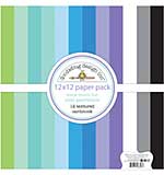 Doodlebug Design Snow Much Fun 12x12 Inch Textured Cardstock Assortment Pack (8393)