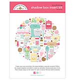 Doodlebug Design Shadow Box Insert Kit - Made With Love