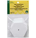 SO: Dritz Quilting Paper Piecing Hexagon - 1.5inch 100pk