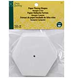 SO: Dritz Quilting Paper Piecing Hexagon - 2 50pk