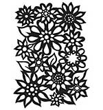 SO: Dyan Reaveleys Dylusions Stencils 5x8 - Flower Medley