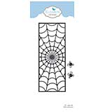 SO: Elizabeth Craft Designs - Spider Web Slimline Background with Spiders (Harvest)