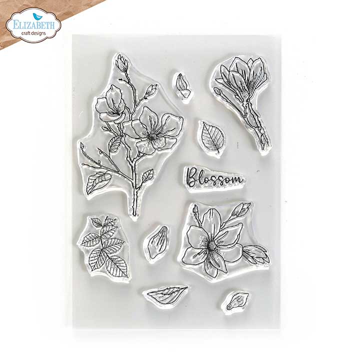 SO: Elizabeth Craft Designs - Blossom Clear Stamp Set (Blooms 1)