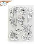 Elizabeth Craft Designs - Hope Clear Stamp Set (Blooms 1)
