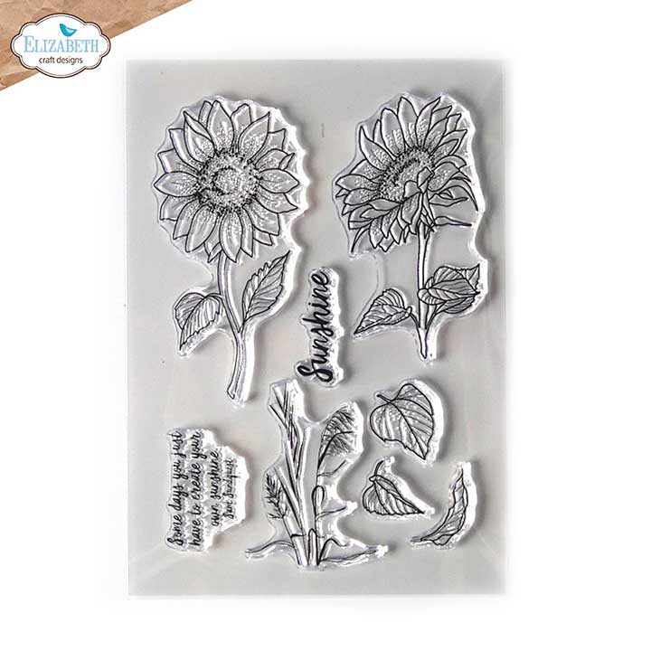 SO: Elizabeth Craft Designs - Sunshine Clear Stamp Set (Blooms 2)