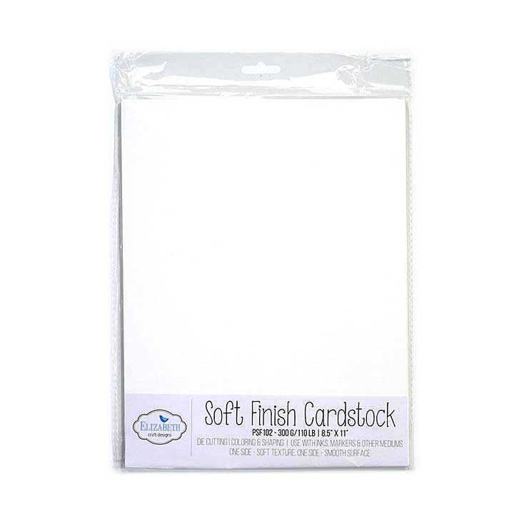 Elizabeth Craft Designs - Soft Finish Cardstock 10pk (300G - 110lb, 8.5x11)