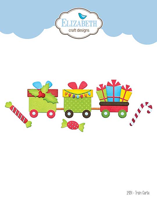 SO: Elizabeth Craft Metal Die - Train Carts (Whimsical Winter by Joset)