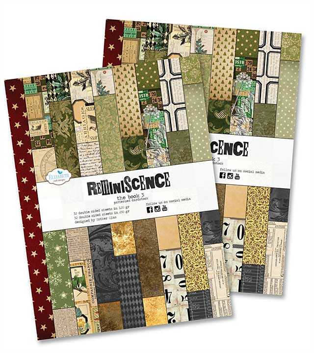 Elizabeth Craft Designs - Pair of Reminiscence The Book 3 (Cozy Days Paper Pad)