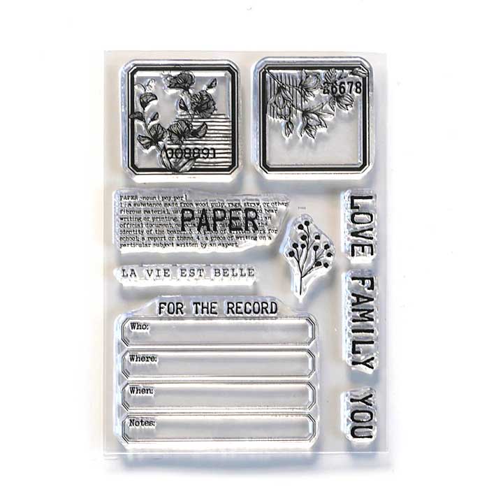 SO: Elizabeth Craft Designs - Paper Love (Stamp Set)