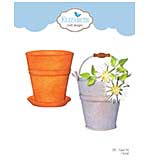 Elizabeth Craft - Flower Pot - Bucket (Step into Spring)