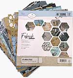 Elizabeth Craft - Fabrick 12x12 Paper Pad (Florals and Fabrick)