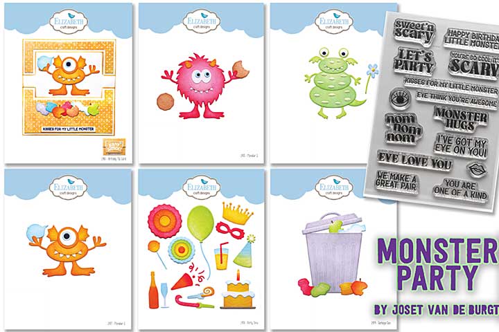 SO: Elizabeth Craft Designs - Monster Party Complete Collection (Joset Monster Party)