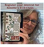 SO: Elizabeth Craft December Daily Planner - ESPRESSO - Online Class with Annette Green