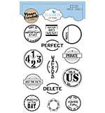 SO: Elizabeth Craft Designs - Circle Labels (Stamp Set)