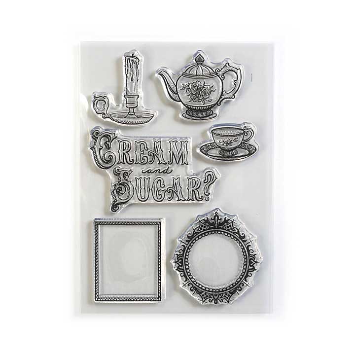 SO: Elizabeth Craft Designs - Cream and Sugar Stamp Set