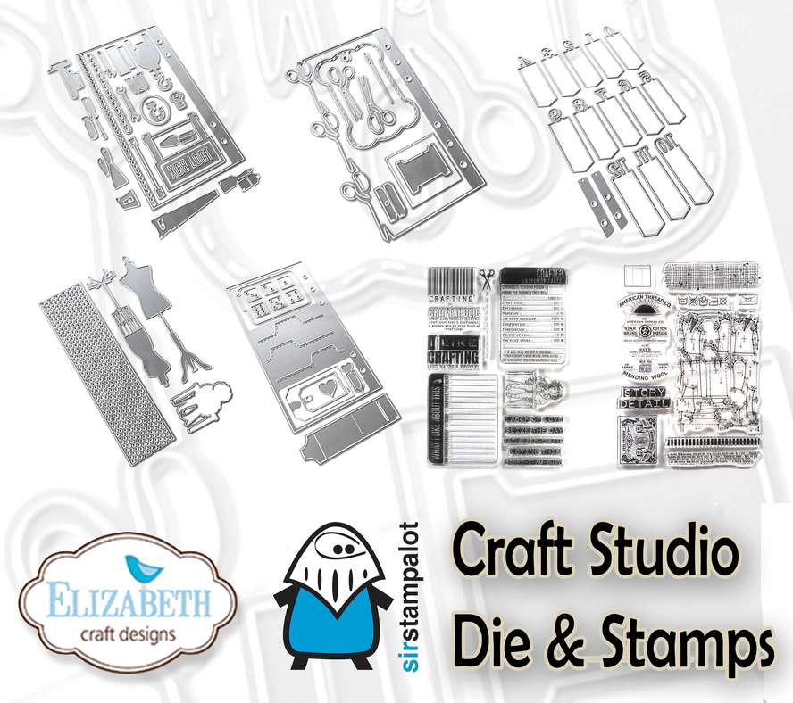 SO: Elizabeth Craft Designs - Craft Studio Dies and Stamps (NO BOOK)