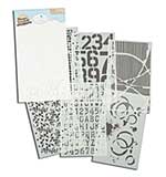 Elizabeth Craft Designs - Planner Stencils #4 (6 Reusable Stencil Set) (Greatest Hits)