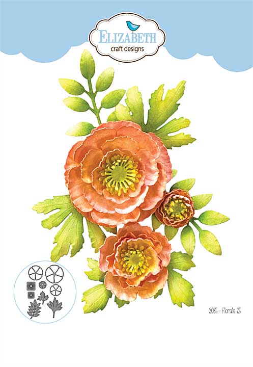 SO: Elizabeth Craft Designs - Florals 25 Cutting Dies (Seasonal Classics)
