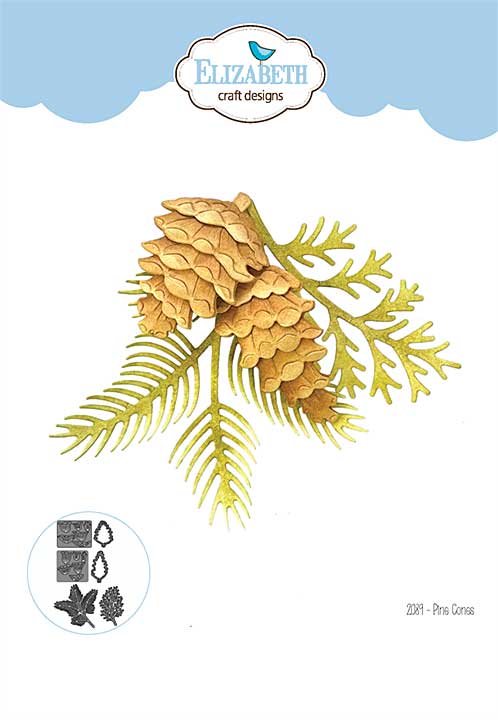 SO: Elizabeth Craft Designs - Pine Cones Cutting Dies (Seasonal Classics)