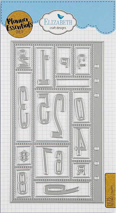 Elizabeth Craft Designs Planner Die Set - Postage Stamps - 16 Dies (Got Mail)