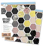 Elizabeth Craft Designs - Key Lime Night DOUBLE Pack (2 x 12x12 Paper Pad) (From the Past)